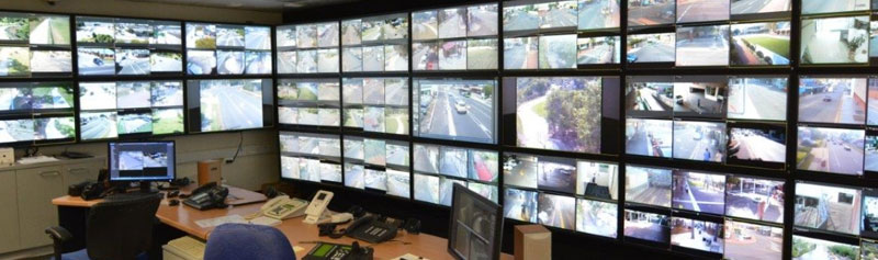 video wall - راهکارهای نظارت تصویری و دوربین های مداربسته
